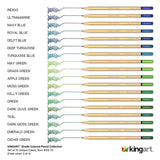 Colored Pencils 72 Colors from KINGART