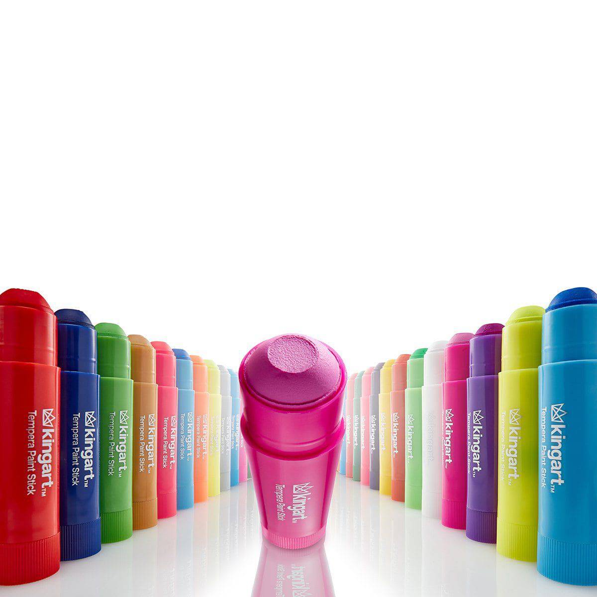 Tempera Paint Sticks, 24 Colors from KINGART