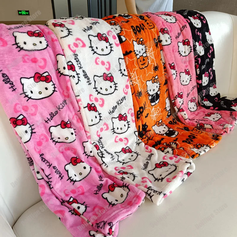 Cozy Kitty Flannel Pajamas - Cute Autumn Home Wear From Kawaii Stop