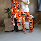 Cozy Kitty Flannel Pajamas - Cute Autumn Home Wear From Kawaii Stop