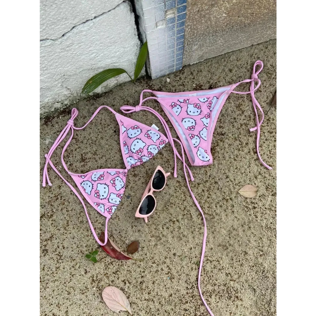 Hello Kitty Pink Bikini Swimsuit from Kawaii Stop
