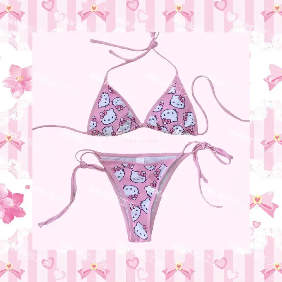 Hello Kitty Pink Bikini Swimsuit from Kawaii Stop