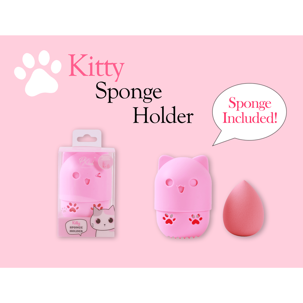 Kitty Sponge Set From Prolux Cosmetics