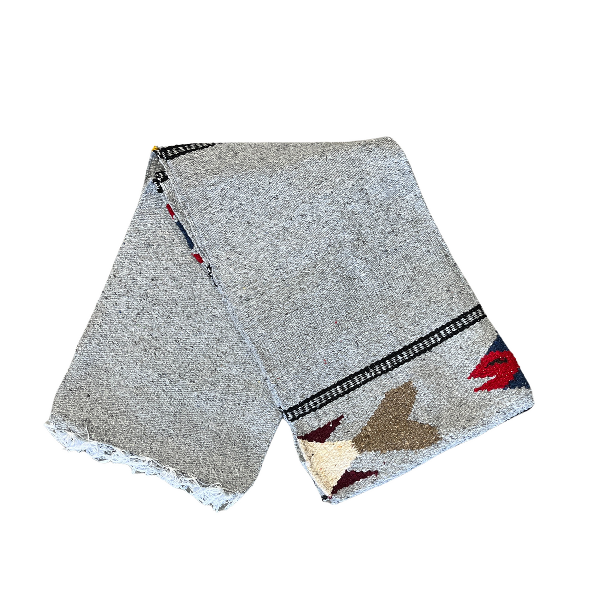 Heather Grey Baja Fish Yoga Blanket From West Path