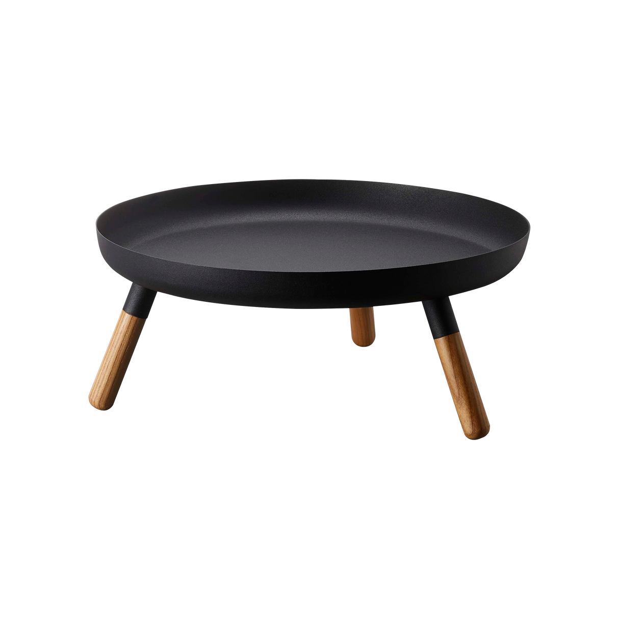 Countertop Pedestal Tray (5" H)  - Steel + Wood from Yamazaki Home