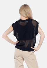 Knitted Sleeveless Top from London Rag International