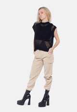 Knitted Sleeveless Top from London Rag International