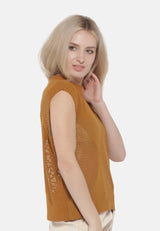 Knitted Sleeveless Top from London Rag International
