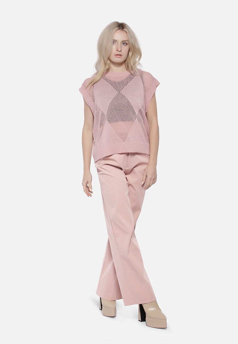 Knitted Sleeveless Top from London Rag International