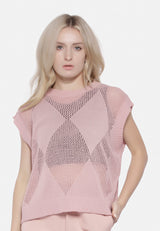 Knitted Sleeveless Top from London Rag International