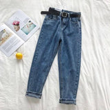 Korean High Waist Jeans From Kawaii Stop