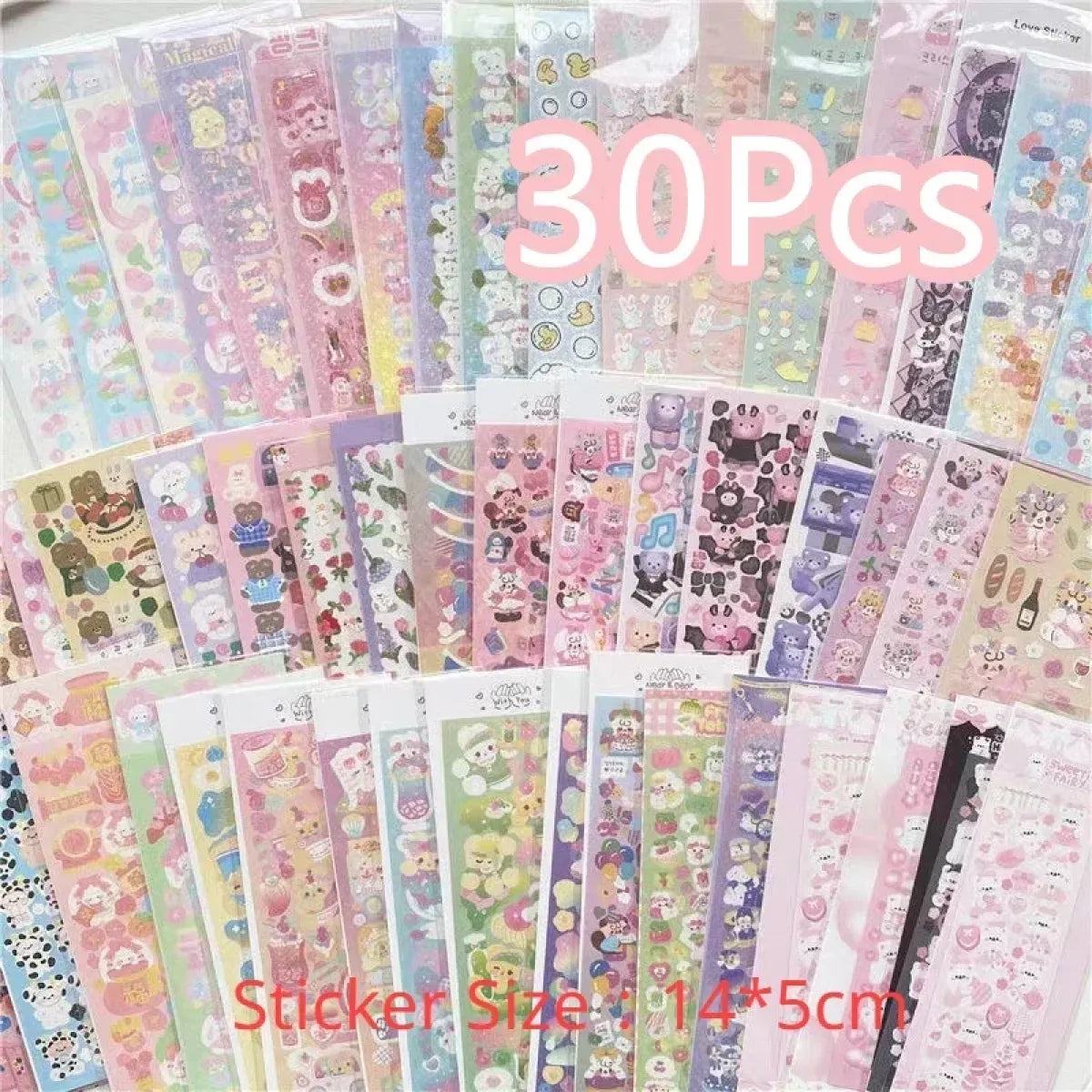 Korean Kawaii Sticker Pack - Laser-Cut for Albums & DIY from Kawaii Stop