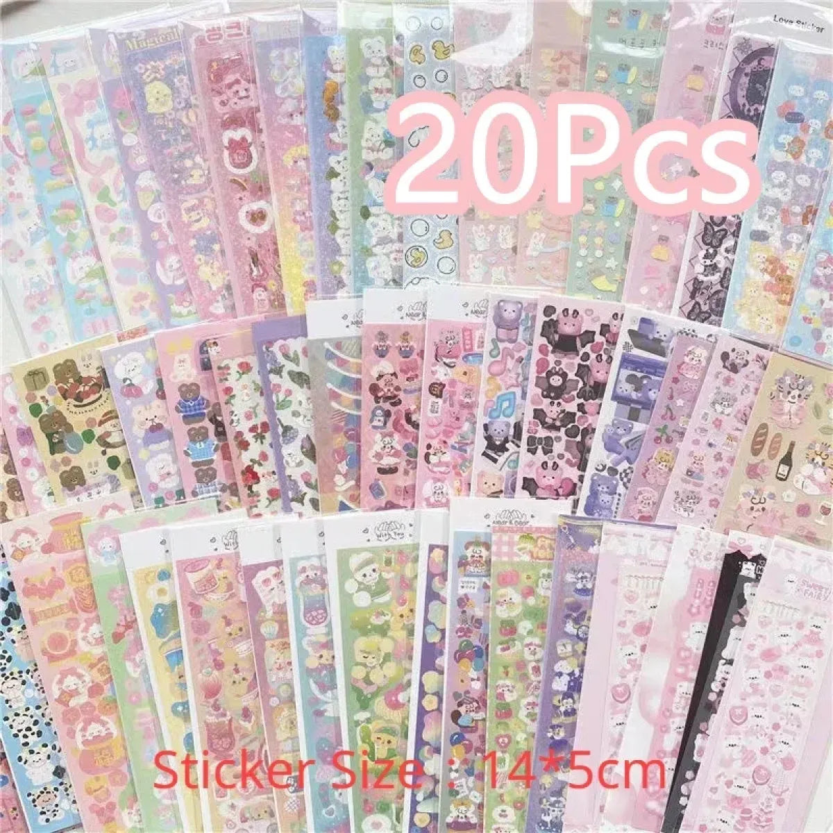 Korean Kawaii Sticker Pack - Laser-Cut for Albums & DIY from Kawaii Stop