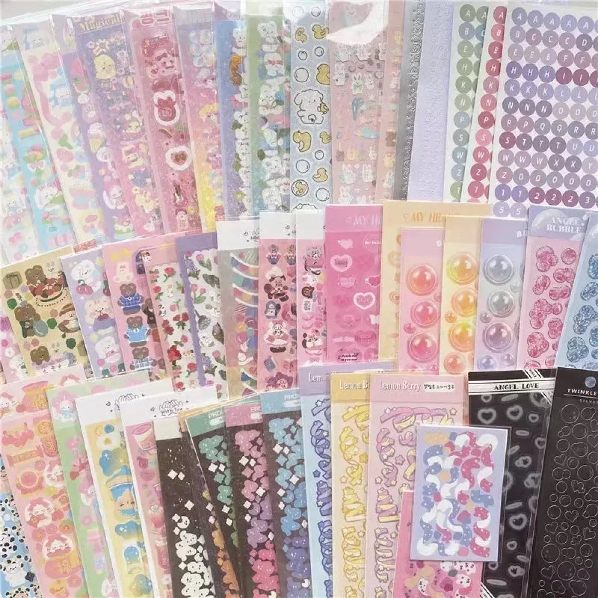 Korean Kawaii Sticker Pack - Laser-Cut for Albums & DIY from Kawaii Stop