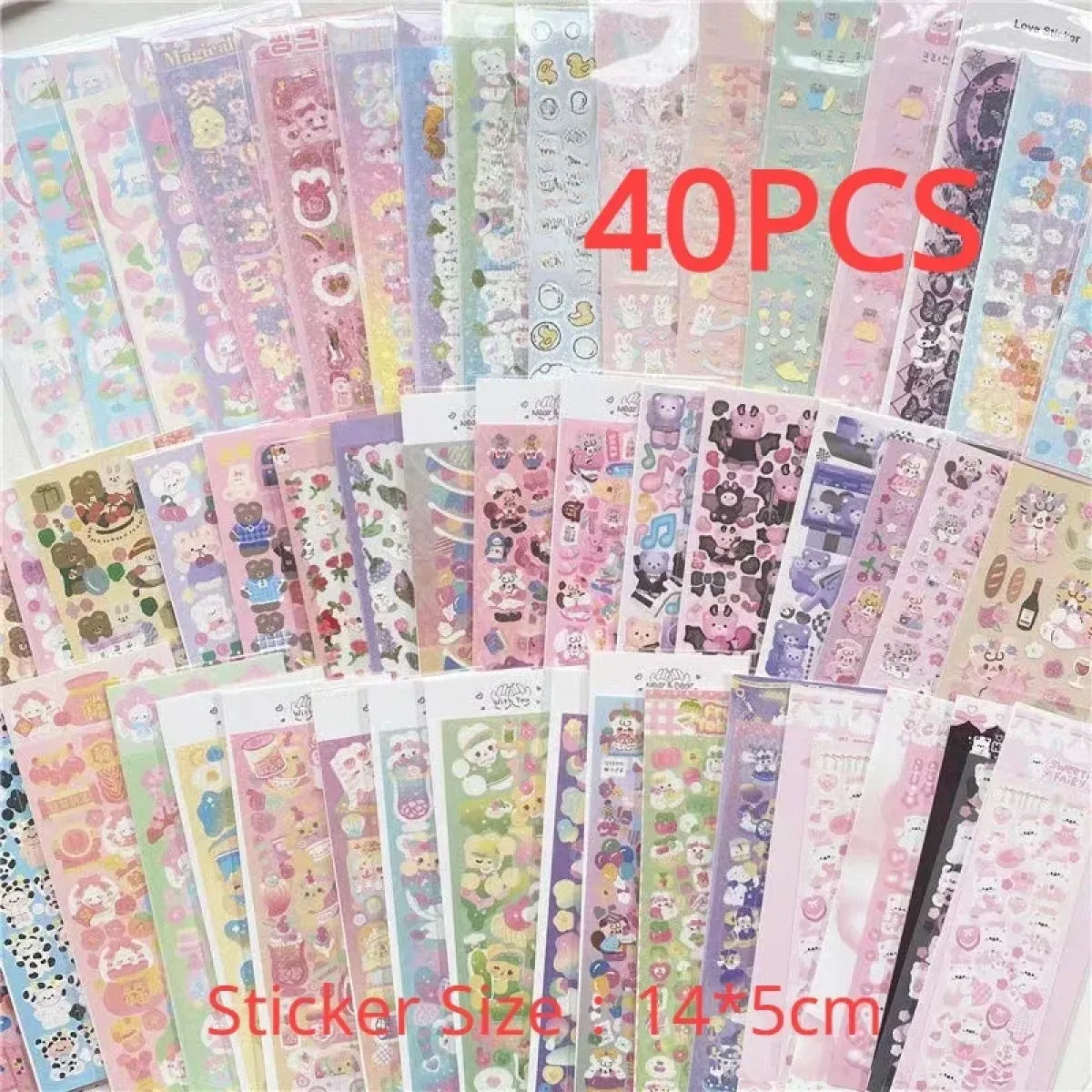 Korean Kawaii Sticker Pack - Laser-Cut for Albums & DIY from Kawaii Stop