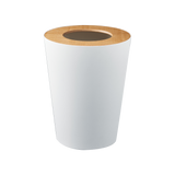 Trash Can - Two Styles - Steel + Wood from Yamazaki Home