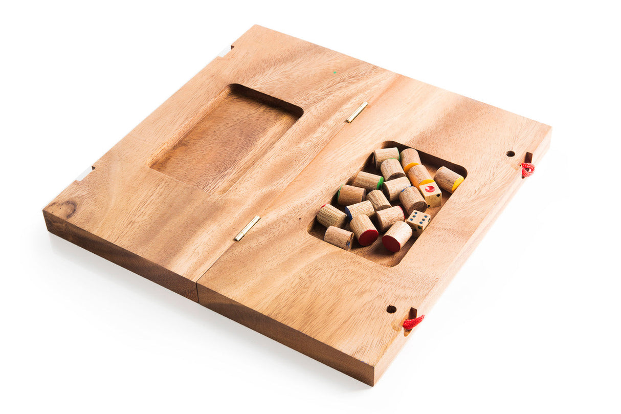 Wooden Ludo board Game - Family Game Night from Kubiya Games