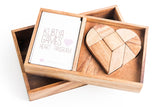 Heart Tangram - two sets with 57 challenge cards from Kubiya Games