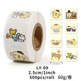 500PCS Cute Kuromi, Pochacco, My Melody Cartoon Stickers from Kawaii Stop