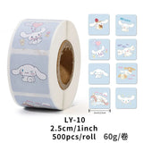 500PCS Cute Kuromi, Pochacco, My Melody Cartoon Stickers from Kawaii Stop