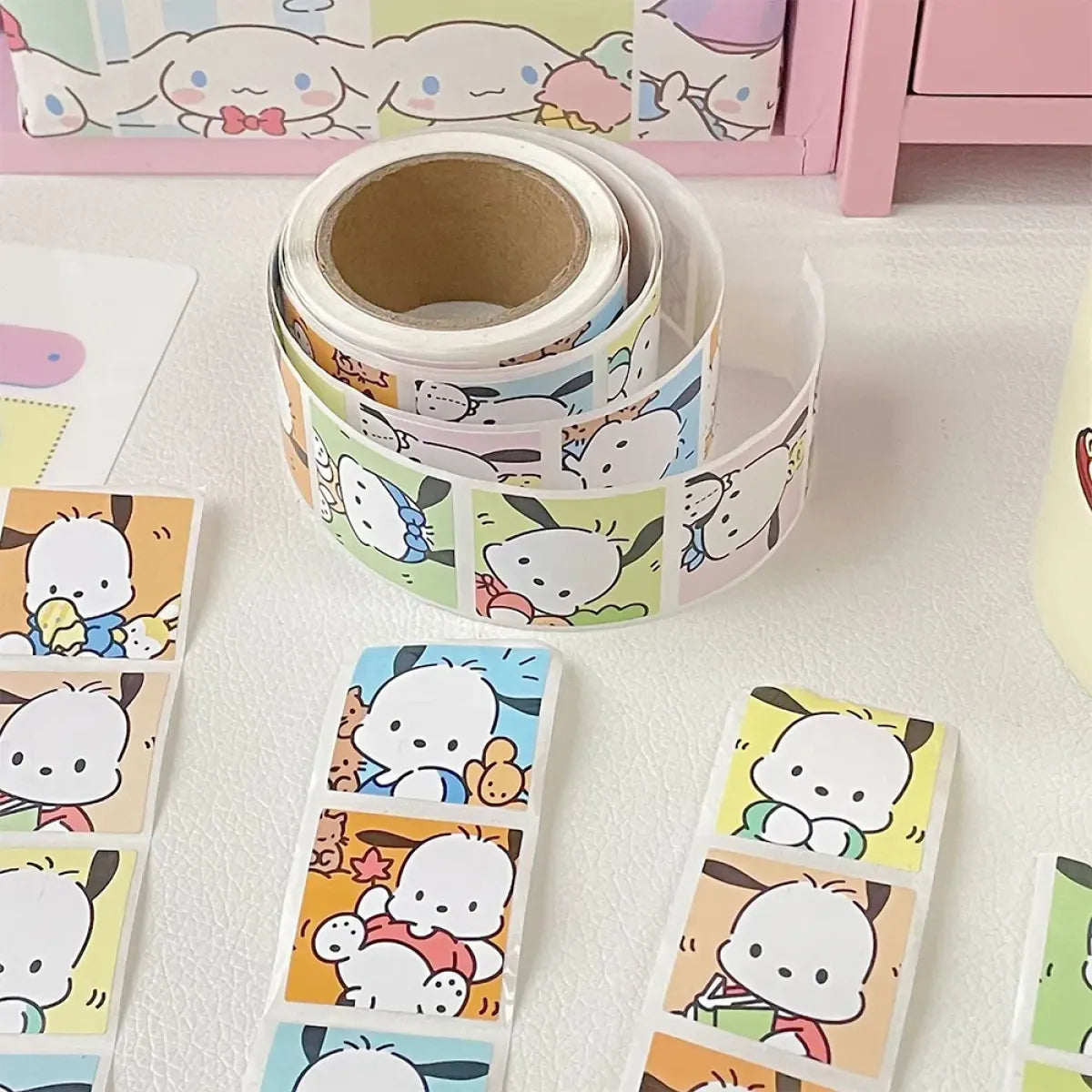 500PCS Cute Kuromi, Pochacco, My Melody Cartoon Stickers from Kawaii Stop