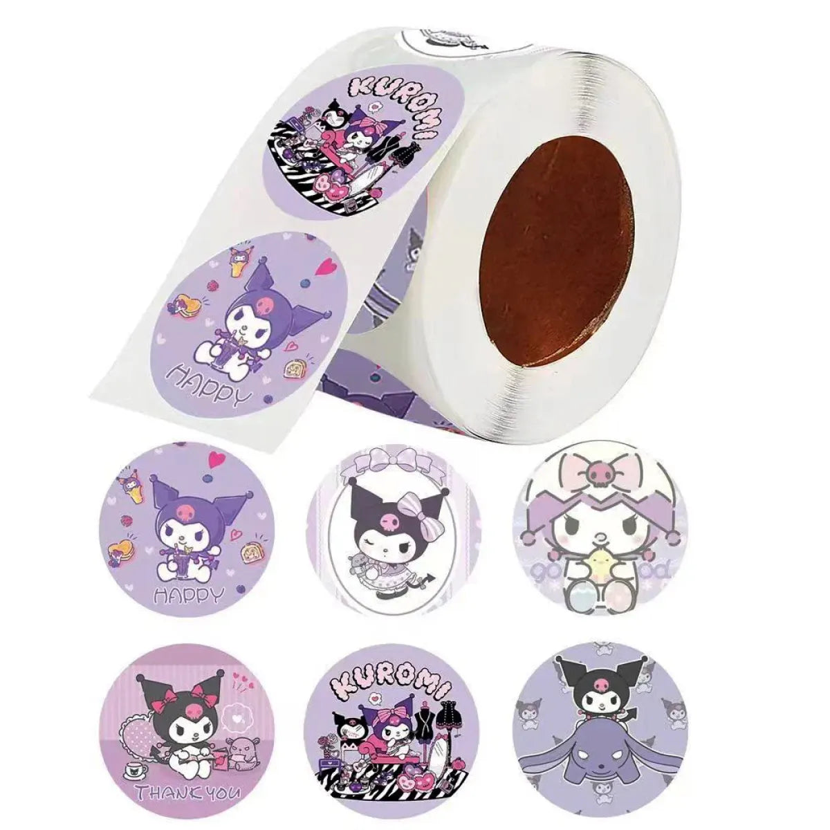 500PCS Cute Kuromi, Pochacco, My Melody Cartoon Stickers from Kawaii Stop