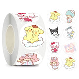 500PCS Cute Kuromi, Pochacco, My Melody Cartoon Stickers from Kawaii Stop