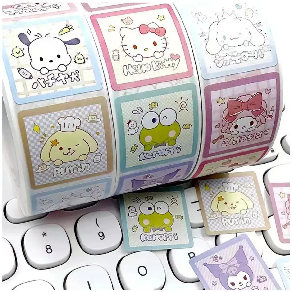 500PCS Cute Kuromi, Pochacco, My Melody Cartoon Stickers from Kawaii Stop