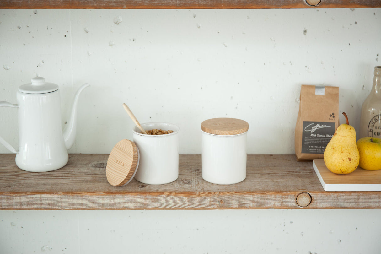 Ceramic Canister - Four Styles from Yamazaki Home