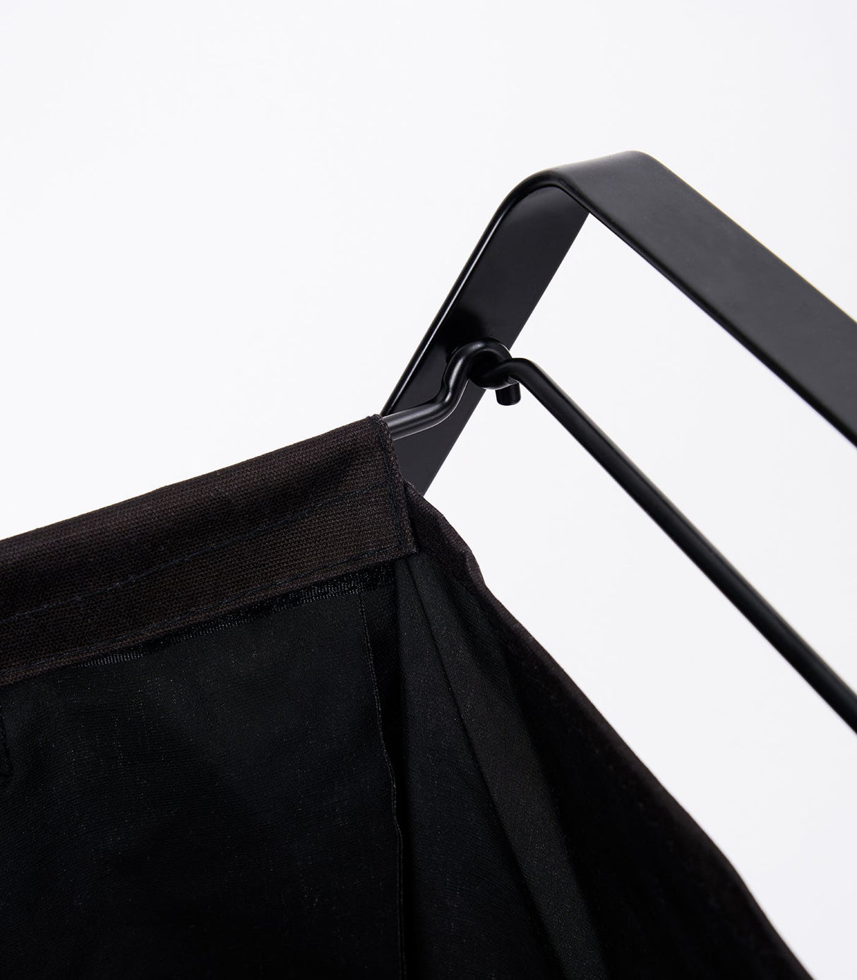 Laundry Hamper with Cotton Liner - Two Sizes - Steel + Cotton from Yamazaki Home