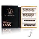 L Curl 5D Rapid Promade Fans - 600 Fans from Mega Lash Academy
