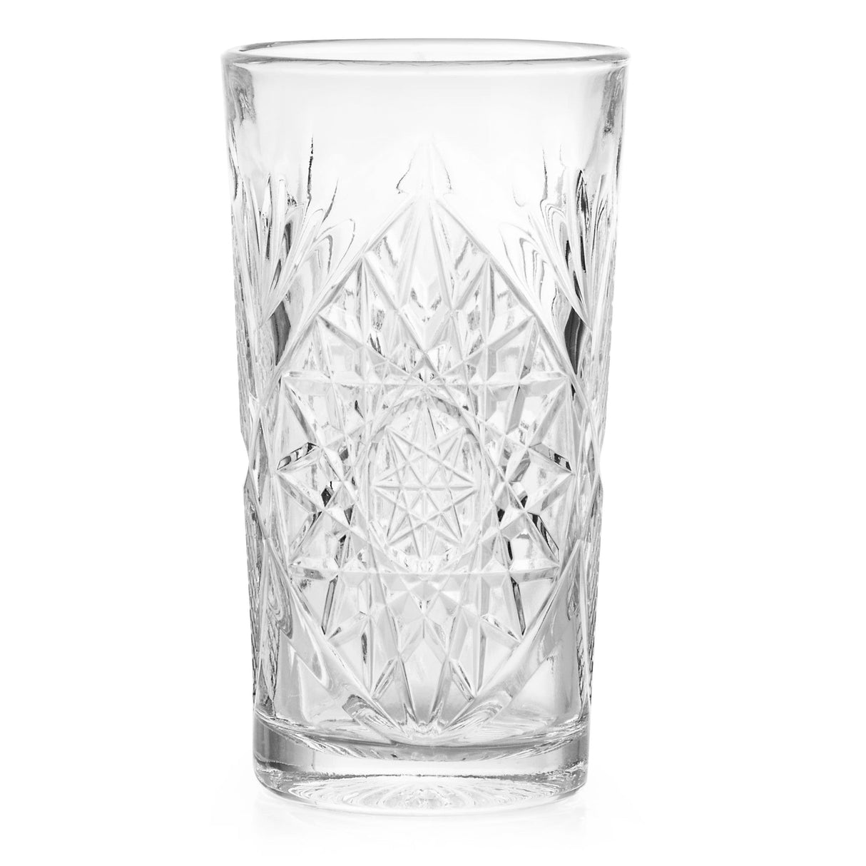 Libbey Hobstar Cooler Glasses, 16-ounce, Set of 4 from Libbey