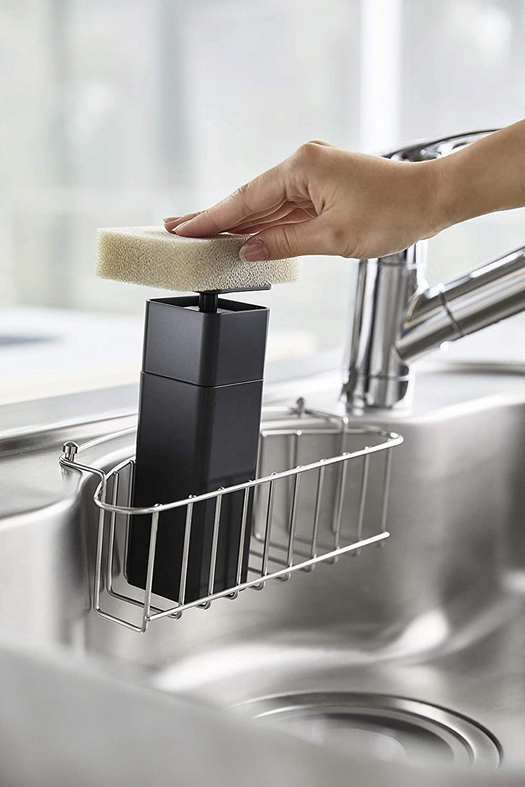 Push Soap Dispenser from Yamazaki Home