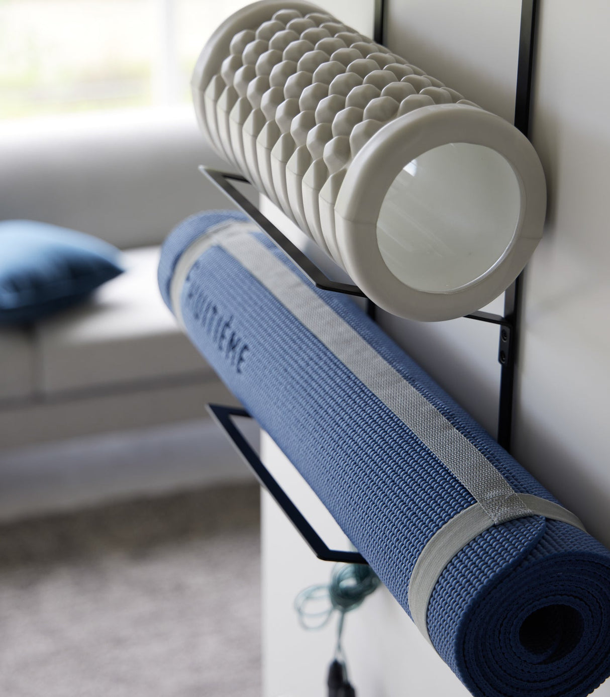 Over-the-Door Fitness Equipment Hanger - Steel from Yamazaki Home
