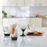 Libbey Classic Smoke Goblet Beverage Glasses, 16.25-ounce, Set of 6 from Libbey