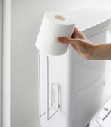 Traceless Adhesive Toilet Paper Holder - Steel from Yamazaki Home