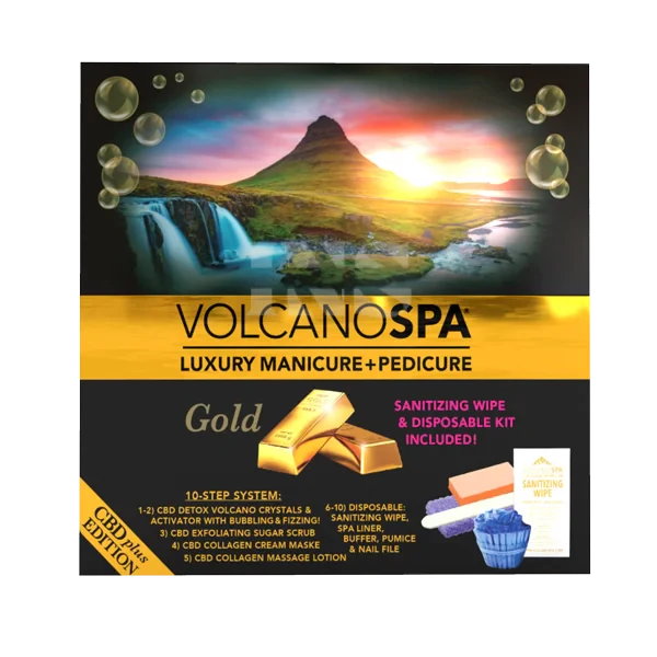 LA PALM Volcano Spa 10 Steps - Gold Single from iNAIL SUPPLY