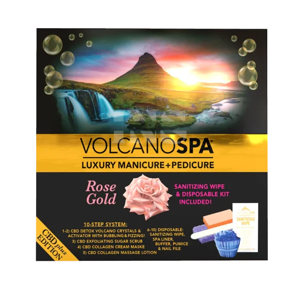 LA PALM Volcano Spa 10 Steps - Rose Gold Single from iNAIL SUPPLY