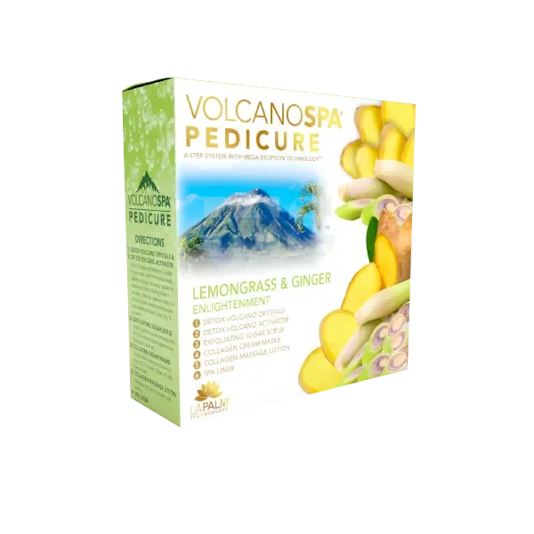 LA PALM Volcano Spa 6 Steps - Enlightenment (Lemongrass & Ginger) Single from iNAIL SUPPLY