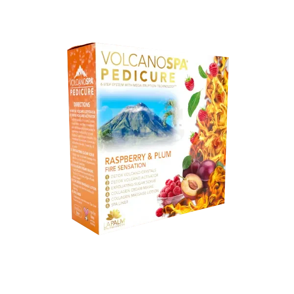 LA PALM Volcano Spa 6 Steps - Fire Sensation (Raspberry & Plum) Single from iNAIL SUPPLY