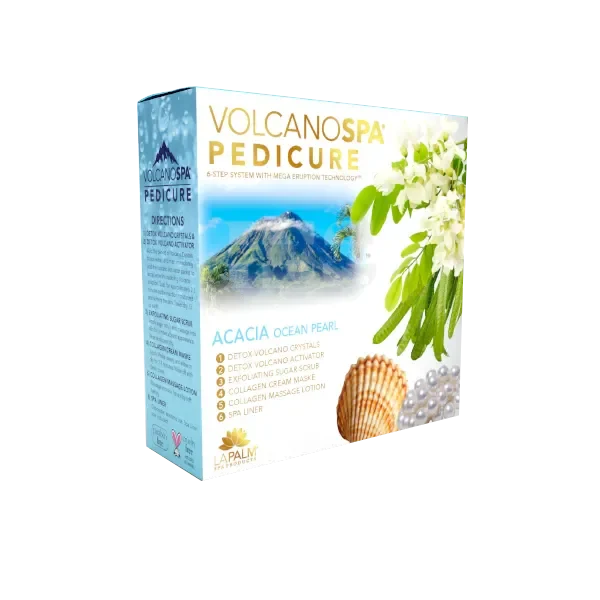 LA PALM Volcano Spa 6 Steps - Ocean Pearl (Acacia) Single from iNAIL SUPPLY