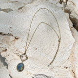 Labradorite Pendant Necklace from SLATE + SALT