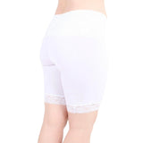 Signature Lace Shortlette Slipshort 9" | White From Undersummers