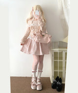Kawaii Lace Patchwork Knit Top – Halter Neck Lolita Sweater From Kawaii Stop