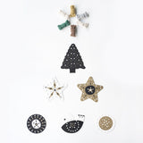 Festive Fun Lacing Ornaments From Wee Gallery