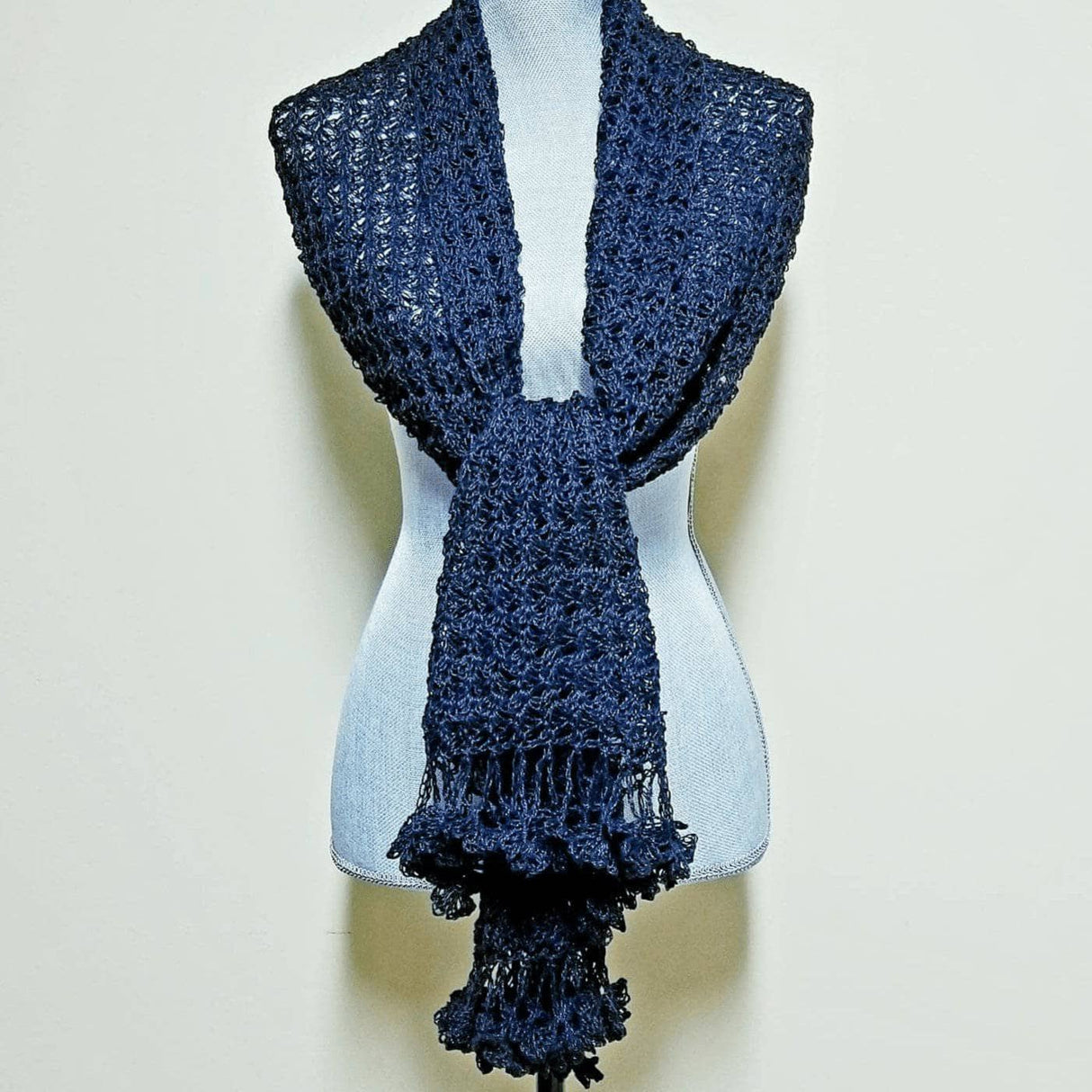Lacy Floret Shawl Crochet Pattern from Darn Good Yarn