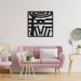 Lady With Hat Metal Wall Art from VITAHOME DESIGN LLC