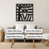 Lady With Hat Metal Wall Art from VITAHOME DESIGN LLC