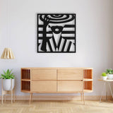 Lady With Hat Metal Wall Art from VITAHOME DESIGN LLC