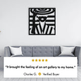 Lady With Hat Metal Wall Art from VITAHOME DESIGN LLC